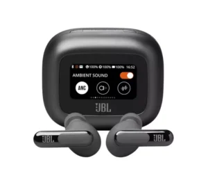JBL Live Beam 3 Wireless Bluetooth Noise-Cancelling Earbuds - Black