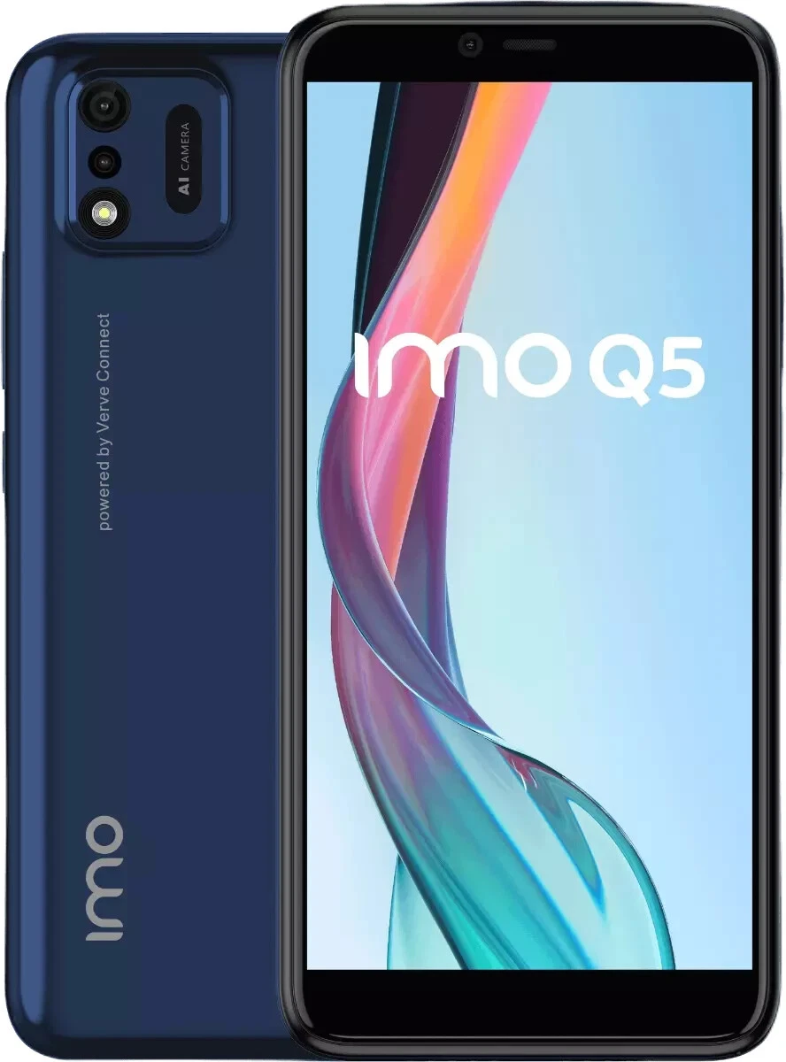 New IMO Q5 5.5" SIM-Free Smartphone 4G 16GB Unlocked - Midnight Blue - Image 5